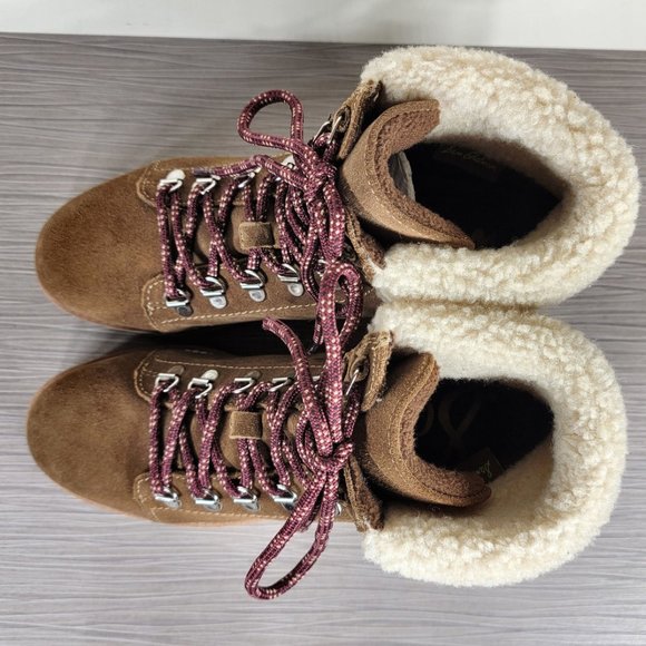 Sam Edelman Franc Hiking Boot Brown Womens Various Sizes - Picture 8 of 11